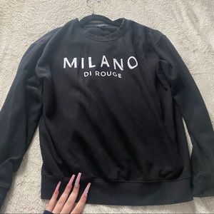 Milano Di Rouge Unisex Crewneck , Gently worn